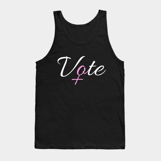 Vote Tank Top by 9 Turtles Project